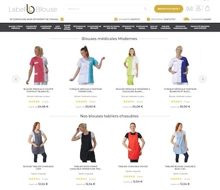 code promo label blouse